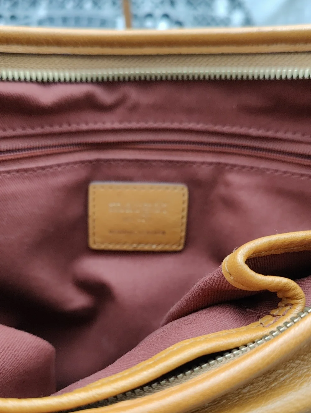 Margot Chester Mango  Leather Bag